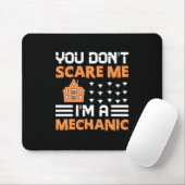 Halloween I Am A Mechanic Birthday Mousepad (Mit Mouse)