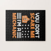 Halloween I Am A Mechanic Birthday Puzzle (Horizontal)