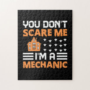 Halloween I Am A Mechanic Birthday Puzzle