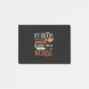Halloween I Am A Nurse Birthday Post-it Klebezettel