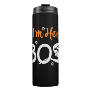 Halloween I Am Her Boos Birthday Thermosbecher