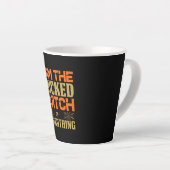 Halloween I Am The Wicked Witch Of Everything Milchtasse (Rechte Ecke)