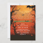 Halloween I Dark Forest Gedicht Einladung (Vorderseite)