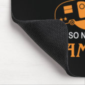 Halloween I Go Camping Birthday Mousepad (Ecke)