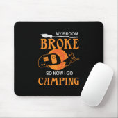 Halloween I Go Camping Birthday Mousepad (Mit Mouse)