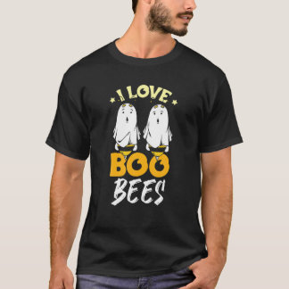 Halloween I Liebe Boo Bees T-Shirt