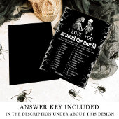 Halloween I Liebe You Around Of The World Bridal G Einladung