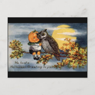 Halloween I Postcard (Vintag) Postkarte