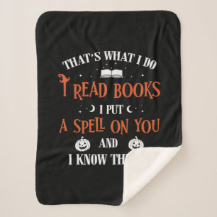 Halloween I Spell On You And Read Books Birthday Sherpadecke