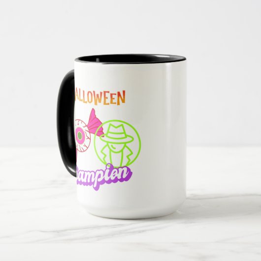 Halloween I Spy Champion Tasse (Vorderseite Links)