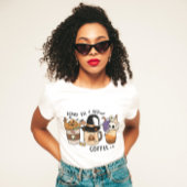 HALLOWEEN ICH BIN BEÄNGSTIGEND, BIS ICH KAFFEE BEK T-Shirt