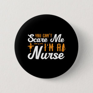 Halloween Ich bin ein Geburtstag der Krankenschwes Button