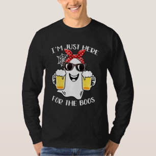 Halloween, ich bin nur wegen der Buh-Rufe hier Kos T-Shirt