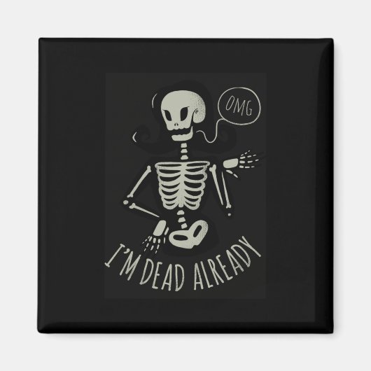 Halloween Ich bin schon Magnet (Vorne)
