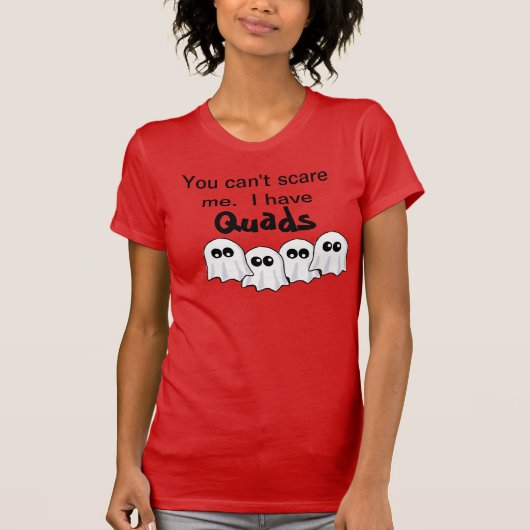 Halloween"ich habe Viererkabel" T-Stück T-Shirt (Vorderseite)