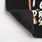Halloween ich kann einen Stick fahren Mousepad (Ecke)