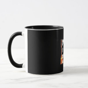 Halloween ich kann einen Stick fahren Tasse