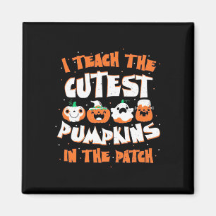 Halloween ich lehre den Niedlichsten Kürbis Magnet