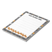 Halloween Icons Custom Notizblock (Rotiert)