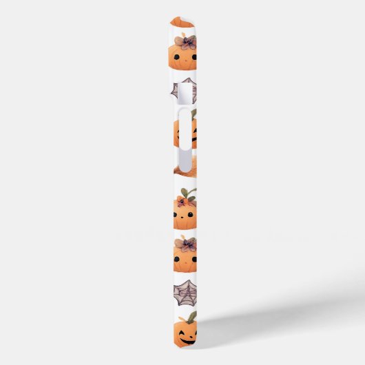 Halloween Icons Muster iPhone Case (Rückseite / Links)