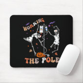 Halloween Icu Er Nurse Working The Le Skeleton Dan Mousepad (Mit Mouse)