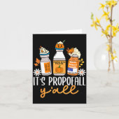 Halloween Icu Nurse Its Profall Y'all Crna Icu Fal Karte (Gelbe Blume)