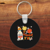 Halloween Icu Nurse Its Profall Y'all Crna Icu Fal Schlüsselanhänger (Vorderseite)