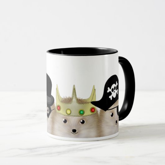 Halloween-Igel-Tasse Tasse (VorderseiteRechts)