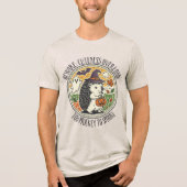 Halloween Igel Tri-Blend Shirt (Vorderseite)
