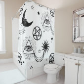 halloween illuminatauge duschvorhang (Beispiel)