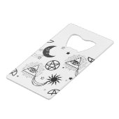 halloween illuminatauge geldbeutel flaschenöffner (Rückseite Schrägansicht)