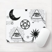 halloween illuminatauge mousepad (Mit Mouse)