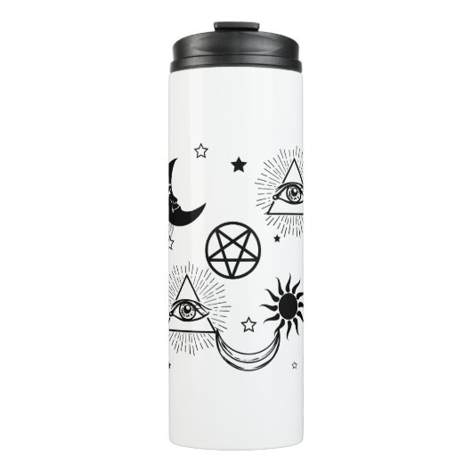 halloween illuminatauge thermosbecher (Vorderseite)