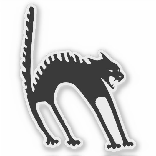 Halloween-Illustration Aufkleber (Vorderseite)