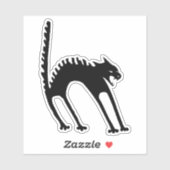 Halloween-Illustration Aufkleber (Blatt)