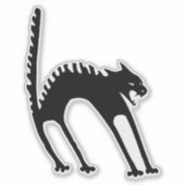 Halloween-Illustration Aufkleber (Vorderseite)