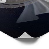 Halloween-Illustration eines Künstlers Poster (Ecke)