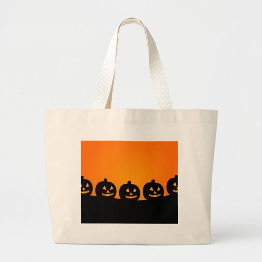Halloween Illustration Jumbo Stoffbeutel (Vorne)