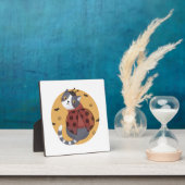 Halloween Illustration: Ladybug Cat Fotoplatte (InSitu)