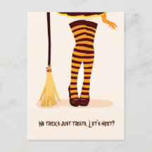 Halloween Illustration "Lasse Meet" Einladung Post