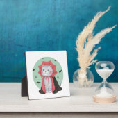 Halloween Illustration: Vampirkatze Fotoplatte (InSitu)