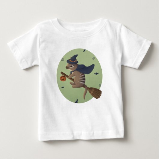Halloween-Illustration: Zauberzahl Baby T-shirt (Vorderseite)
