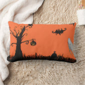 Halloween-Illustrationlumbar-Kissen Lendenkissen (Decke)