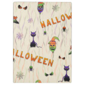 Halloween Illustrations Klemmbrett (Rückseite)
