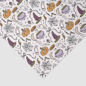 Halloween Illustrations Muster Seidenpapier (Ausschnitt)