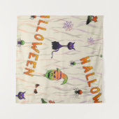 Halloween Illustrations Wandteppich (Vorderseite (Horizontal))