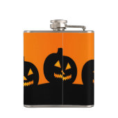 Halloween-Illustrationskolben Flachmann (Rückseite)