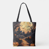 Halloween-Illustrationstasche Tasche (Rückseite)