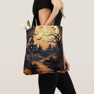 Halloween-Illustrationstasche Tasche