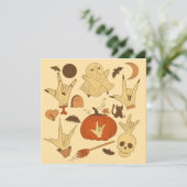 Halloween ILY - ASL Design (Stehend Vorderseite)